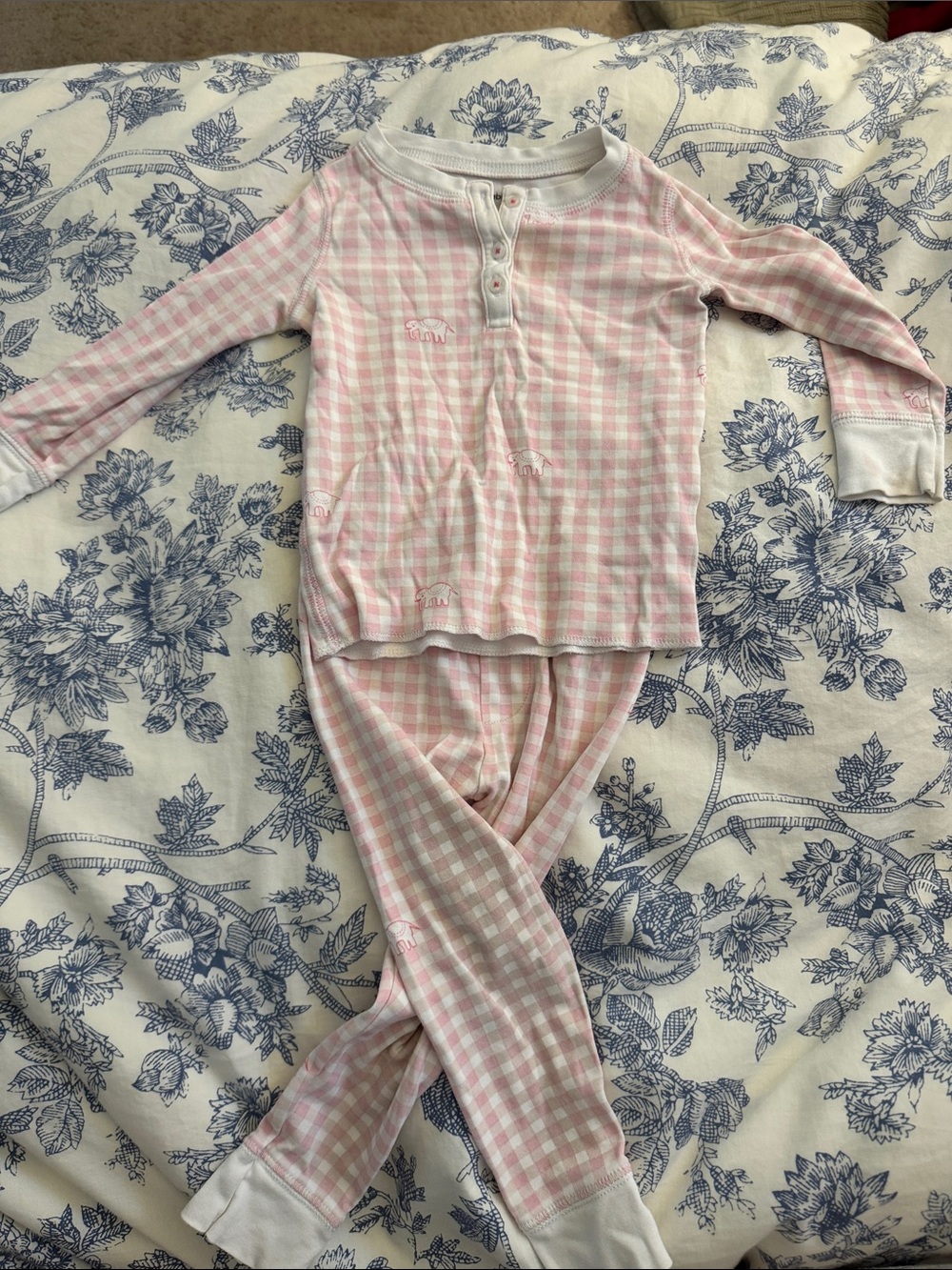 Roller rabbit Pink Gingham Kids Pajama Set - Brand Unspecified
